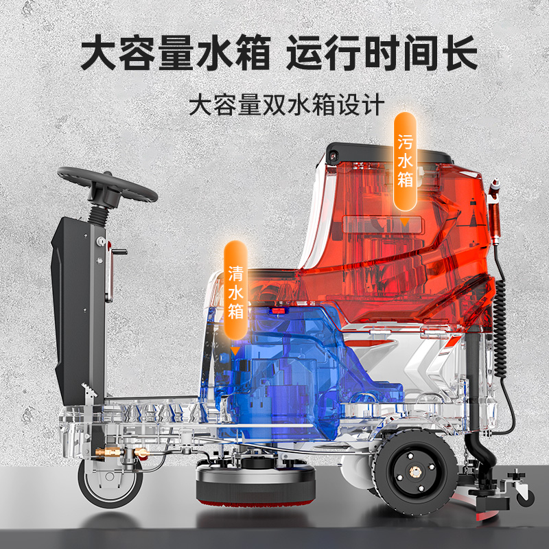 榮事達駕駛式洗地機RS-D5S